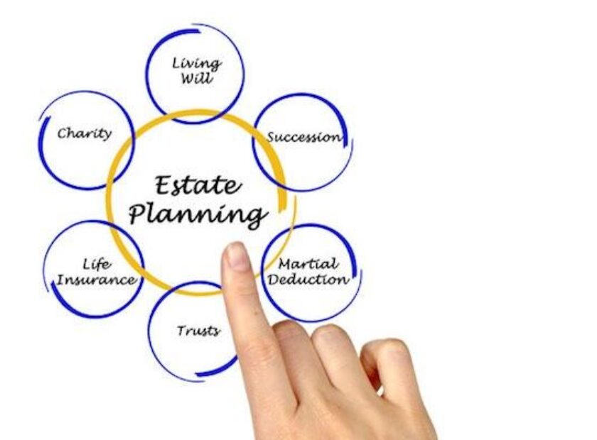 59173437 - diagram of estate planning
